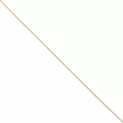 Catena a serpentina 0,9 mm - Acciaio inossidabile 316L dorato x50cm