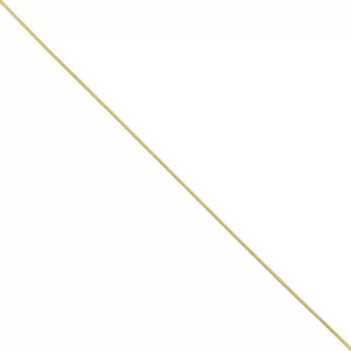 Catena a serpentina 0,9 mm - Acciaio inossidabile 316L dorato x50cm