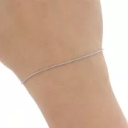 Catena a maglia serpentina 0,9 mm - acciaio inox 316L x1m