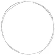 Filo perlato semiduro - ricotto - 1,5 mm - Argento 925 x45cm