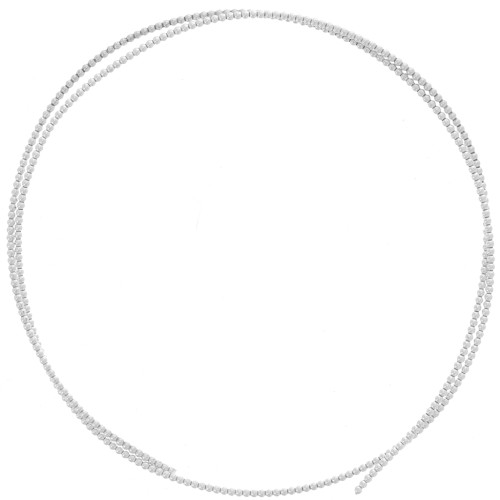 Filo perlato semiduro - ricotto - 1,5 mm - Argento 925 x45cm