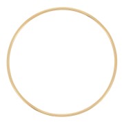Bracciale liscio 59 mm - Polso piccolo - Acciaio inox 304L oro x1