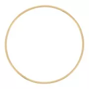 Bracciale liscio 59 mm - Polso piccolo - Acciaio inox 304L oro x1