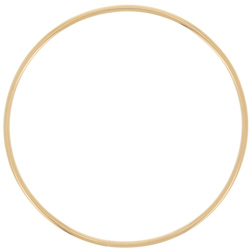 Bracciale liscio da 65 mm - Acciaio inox 304L oro x1