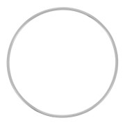 Bracciale liscio 59 mm - polso piccolo - acciaio inossidabile 304L x1|raw }}