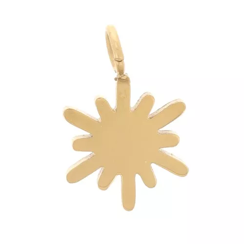 Ciondolo stella polare 11x7 mm - Acciaio inossidabile 316L x1