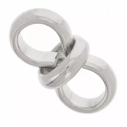 Doppio pulsante 12x6 mm per cavo da 4 mm - acciaio inox 304L x1