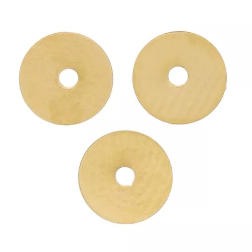 Perline a disco Heishi - Disco piatto 5x0,2 mm - Acciaio inox 304L oro x25