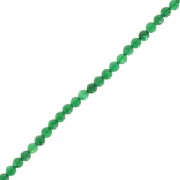 Perline sfaccettate rotonde da 2,5 mm - Giada colorata - Verde scuro x38cm|raw }}