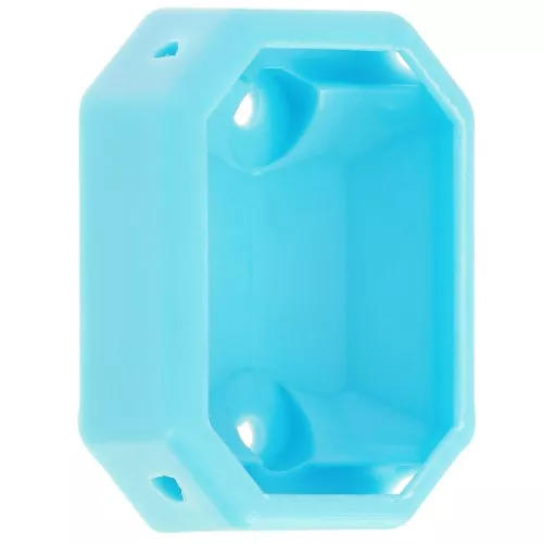 Set di ottagoni in plastica per cabochon 4627 18x13 mm - Turchese x1