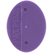 Castone ovale in plastica per cabochon 4120 18x13 mm - Viola x1