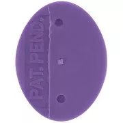Castone ovale in plastica per cabochon 4120 18x13 mm - Viola x1