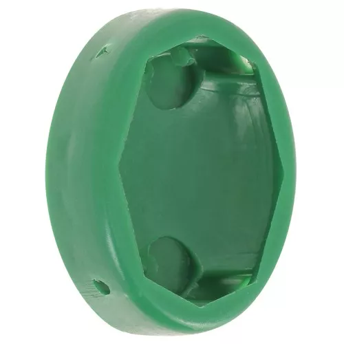 Castone ovale in plastica per cabochon 4120 18x13 mm - Verde scuro x1