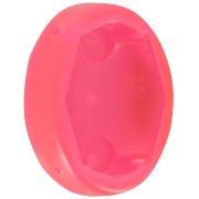 Castone ovale in plastica per cabochon 4120 18x13 mm - Rosa fluo trasparente x1|raw }}