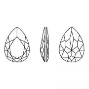 Cabochon PureCrystal Pera 4327 30x20 mm Crystal Linen Ignite x1