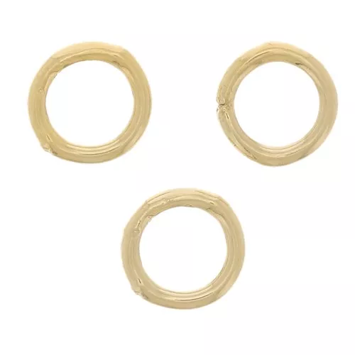 Anelli chiusi 4x0,65 mm - Gold Filled x10