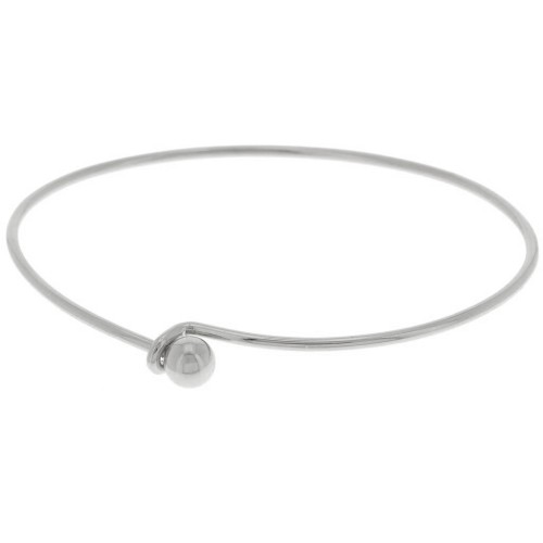 Bracciale con chiusura a sfera avvitata 61x45 mm - Argento x1