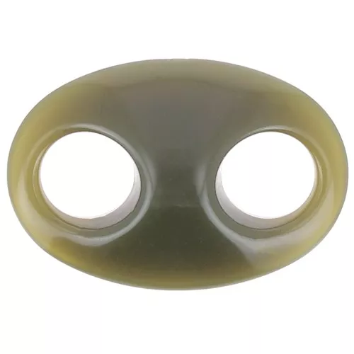 Maglia a chicco di caffè in acrilico 32x23 mm - Khaki x1