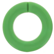 Maglia rotonda piatta in acrilico 31,5 mm - Verde x1