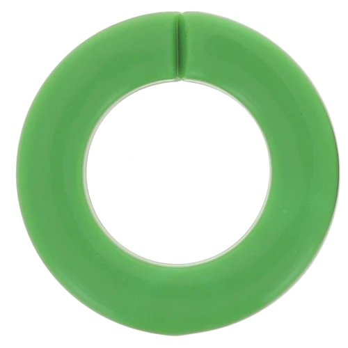 Maglia rotonda piatta in acrilico 31,5 mm - Verde x1