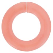 Maglia acrilica rotonda piatta 31,5 mm - Peach Marble x1