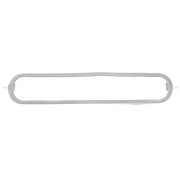 Distanziatore rettangolare arrotondato 29x6 mm - Argento x1