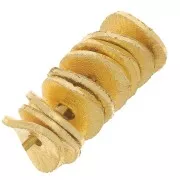 Perline rondelle ondulate effetto spazzolato Heishi 6x0,8mm x5g circa 30 pezzi