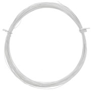 Filo morbido - ricotto - mezzotondo 0,6x0.4 mm - Argento 925 x10m