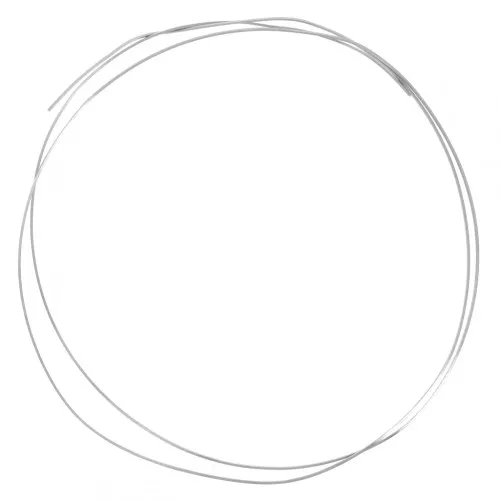 Filo morbido - ricotto - quadrato 0,8 mm - Argento 925 x10m