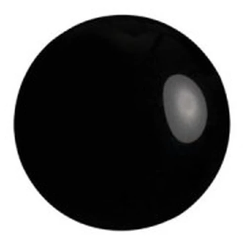 Cabochon di vetro di Puca® 8 mm - Jet x10