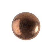 Cabochon di vetro di Puca® 8 mm - Dark Bronze x10
