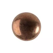 Cabochon di vetro di Puca® 8 mm - Dark Bronze x10