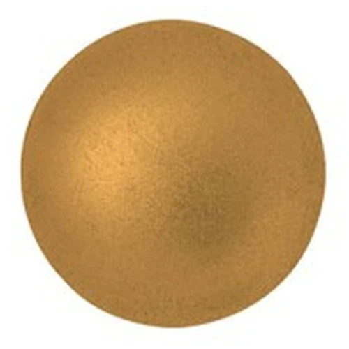 Cabochon di vetro di Puca® 8 mm - Golden Mat x10