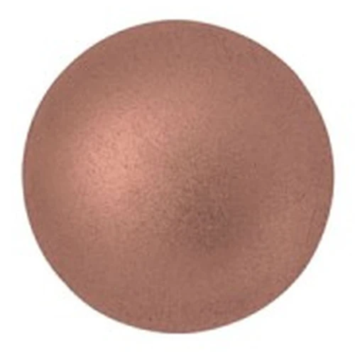 Cabochon di vetro di Puca® 8 mm - Light Copper Mat x10
