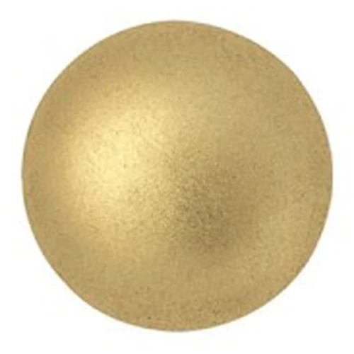 Cabochon di vetro di Puca® 8 mm - Gold Mat x10