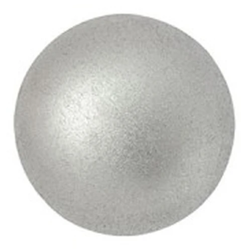 Cabochon di vetro di Puca® 8 mm - Silver Mat x10