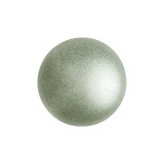 Cabochon di vetro di Puca® 8 mm - Beige Green Metallic Mat x10|raw }}