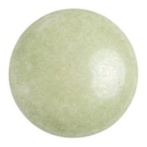 Cabochon di vetro di Puca® 8 mm - Opaque Light Green Ceramic Look x10