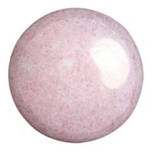 Cabochon di vetro di Puca® 8 mm - Opaque Light Rose Ceramic Look x10