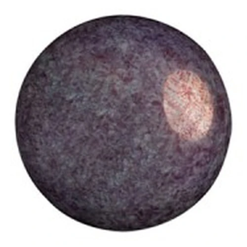 Cabochon di vetro di Puca® 8 mm - Opaque Mix Amethyst Gold Ceramic Look x10