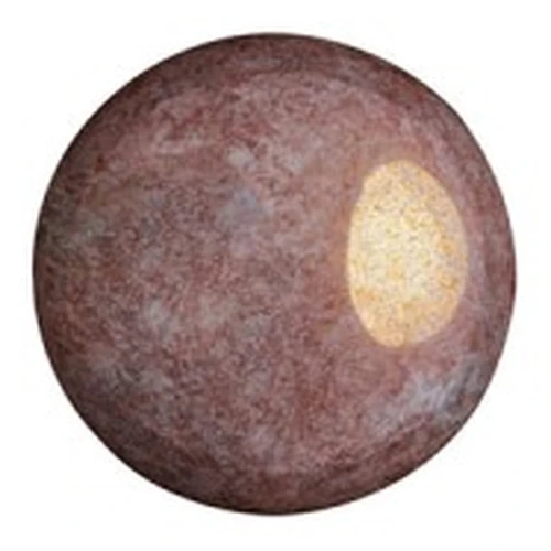 Cabochon di vetro di Puca® 8 mm - Opaque Lilas Ceramic Look x10