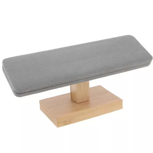 Portagioie - Espositore per bracciali 9x20cm Bamboo - Grigio Camoscio x1