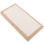 Portagioie per collane - vassoio 9 collane 22x11 cm Bamboo - Suede Beige x1|raw }}