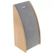 Portagioie per collana - 15,5x6 cm Bambù - Grigio scamosciato x1