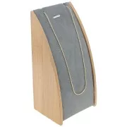 Portagioie per collana - 15,5x6 cm Bambù - Grigio scamosciato x1