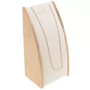 Portagioie per collana - 15,5x6 cm Bamboo - Suede Beige x1