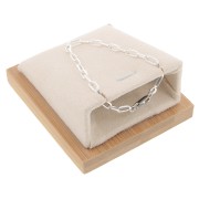 Portacollane - rettangolo obliquo - 7,5x6 cm Bamboo - Suede Beige x1