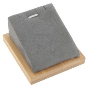 Portacollane - rettangolo obliquo - 7,5x6 cm Bamboo - Suede Grey x1|raw }}