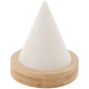 Portabracciali a forma di cono 11x9,5 cm - Bambù - Suede Beige x1|raw }}