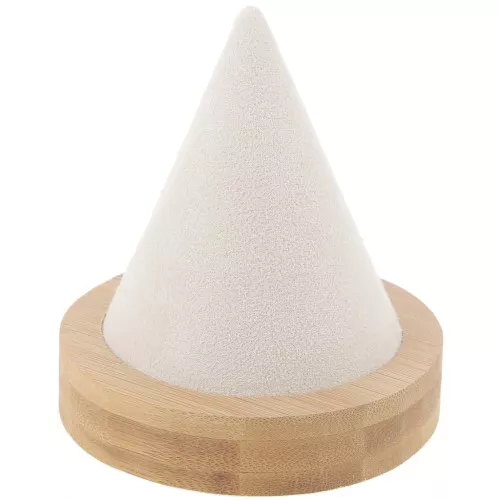 Portabracciali a forma di cono 11x9,5 cm - Bambù - Suede Beige x1
